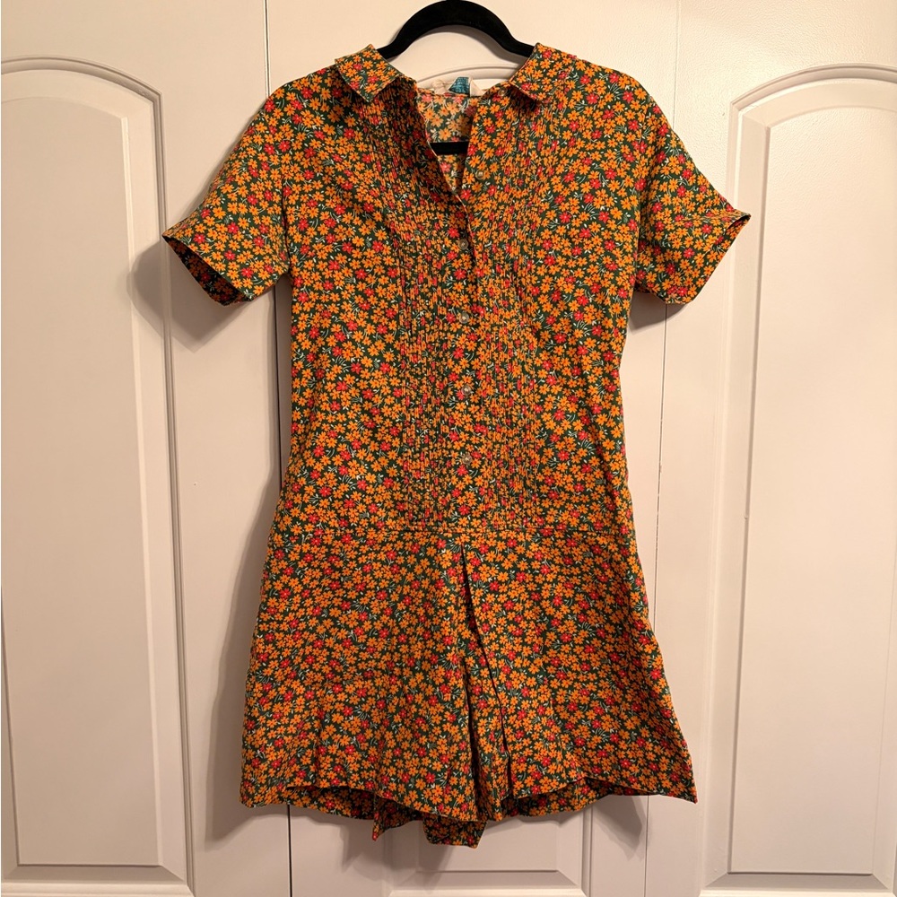 Vintage 60s/70s floral romper